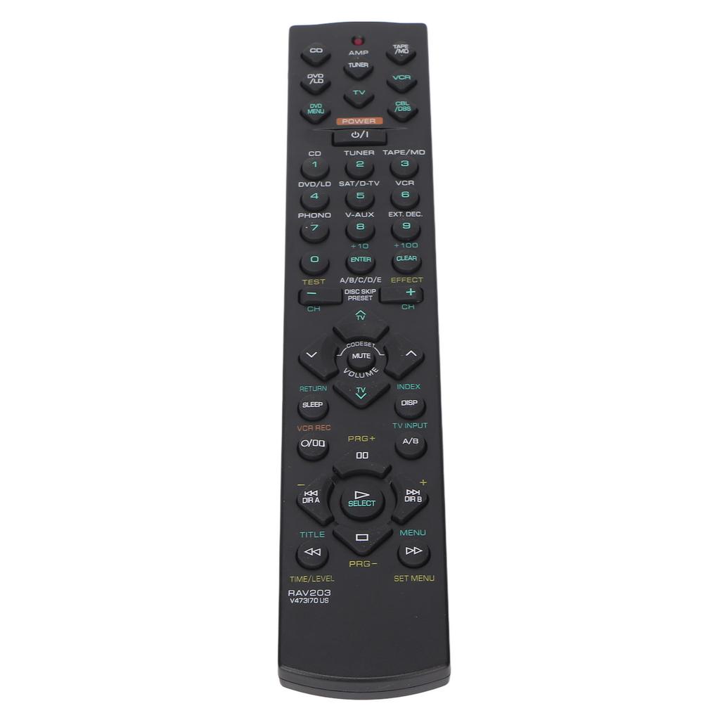 AV Receiver Remote Control for HTR 5230RDS YHT 17 YHT 33 HTR 5240 RX V496 YHT 23 HTR 5230 HTR 5240S RAV203 V473170US