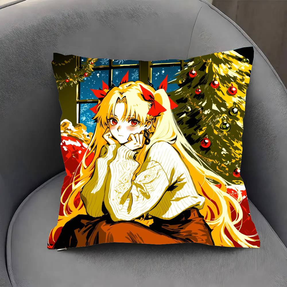 Space EEreshkigal Anime Fate Pillow Case Fashion Square Pillowcase Bedroom Sofa Room Ins Decoration Leisure