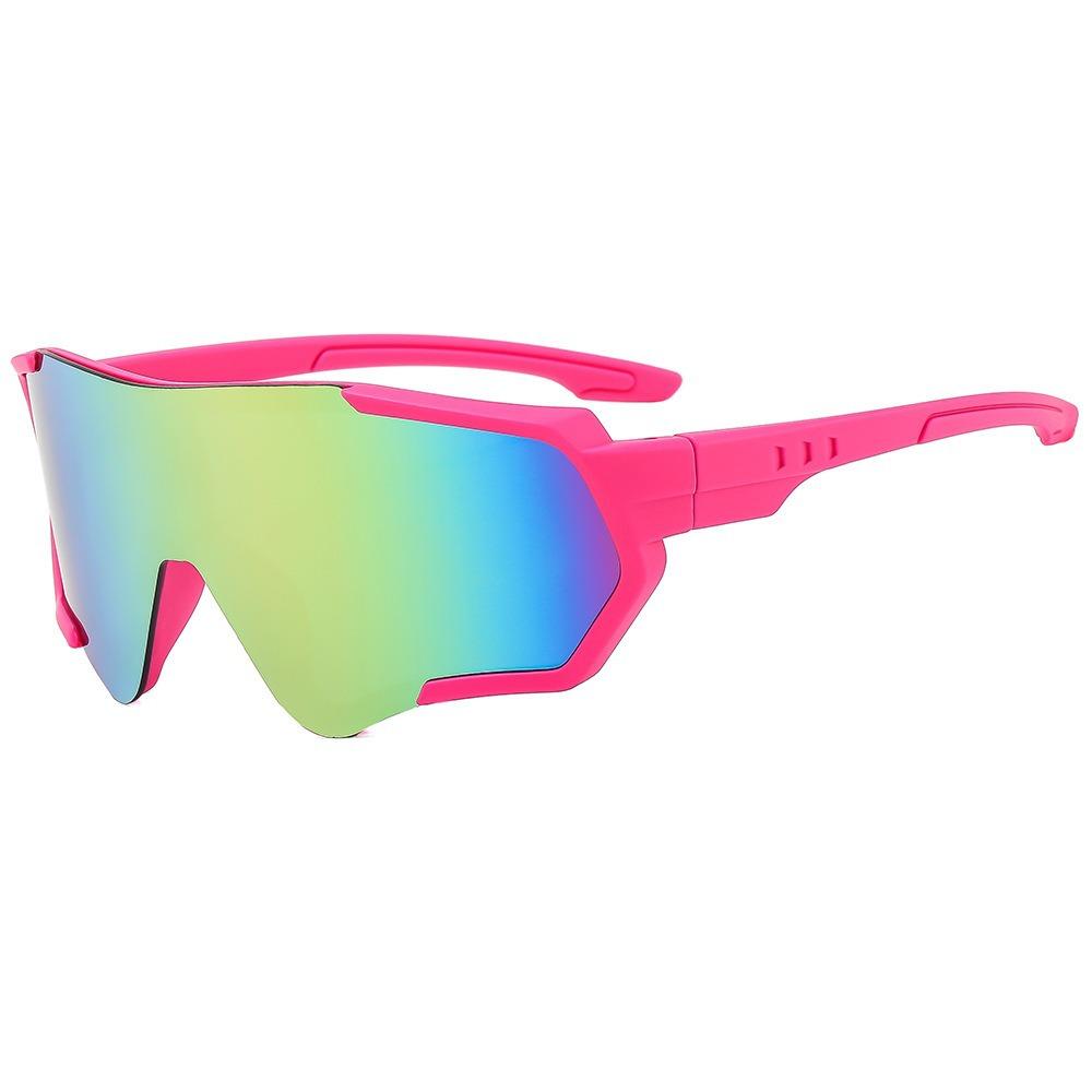 Colorful integrated fashion sports colorful eye protection sports glasses dynamic trend protective sports glasses