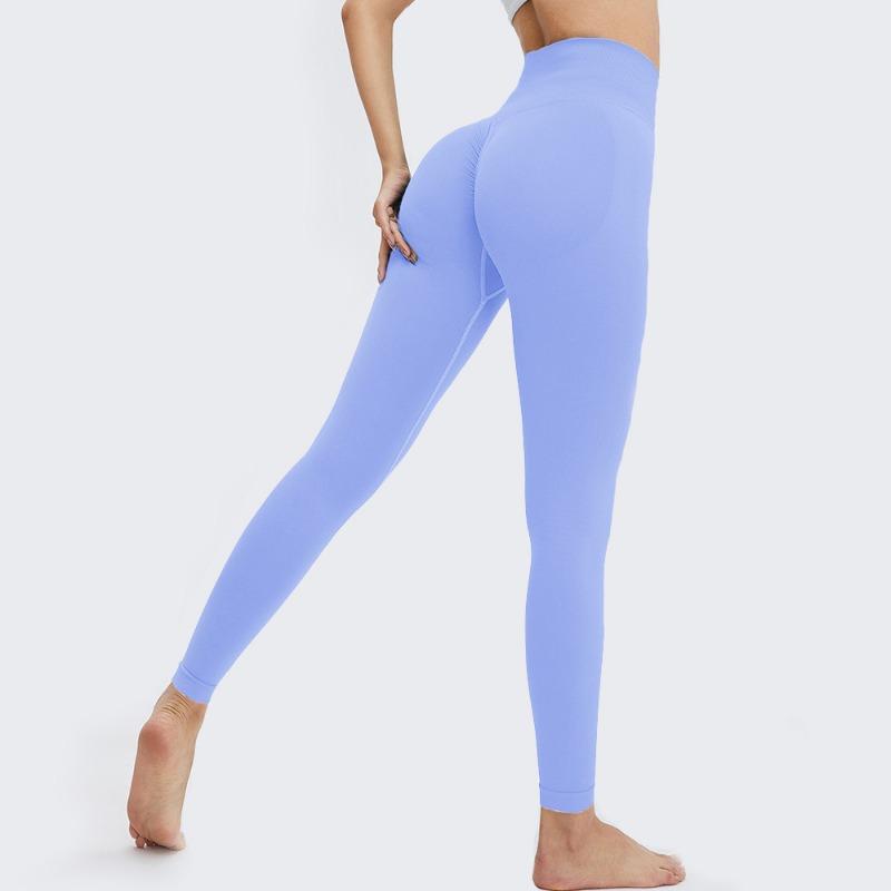 New peach hip yoga pants high waist nude sports leggings seamless hip lifting fitness leggings