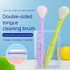 2/4Pcs Tongue Coating Cleaner Tongue Coating Brush Tongue Scraper Cleaning Tongue Double-Sided Cleaning