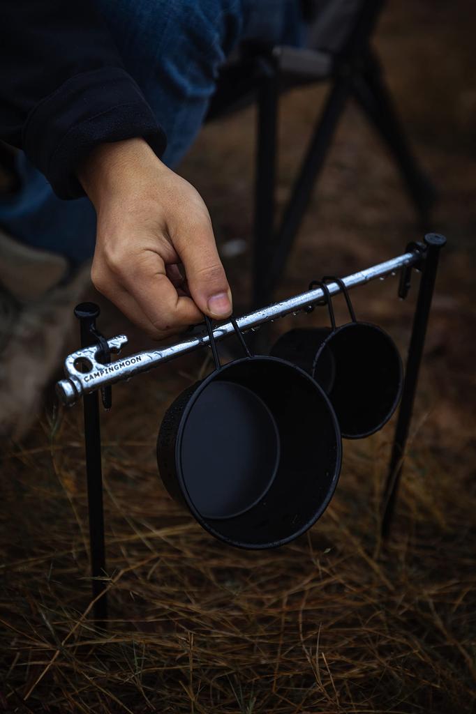 CAMPING MOON Forged Stainless Steel Pegs, Hardened, Strength HB366-388, Maruda Stakes, Tent Stakes, 30cm, 8-Piece Set, K30-8P