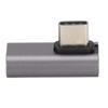 Type C Male to Female Adapter 10Gbps Aluminum Alloy Compact Type C Adapter for Laptops Tablets Smartphones