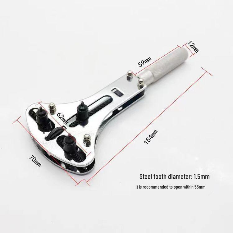 Three-Jaw Watch Back Cover Opener Set for Watch Repair