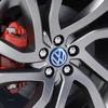 W1314PCS 56/60/65mm Car Wheel Center Hubcaps Sticker For Volkswagen GTI Polo Sharan Golf Scirocco Touran Touareg Jetta Tcross Tiguan
