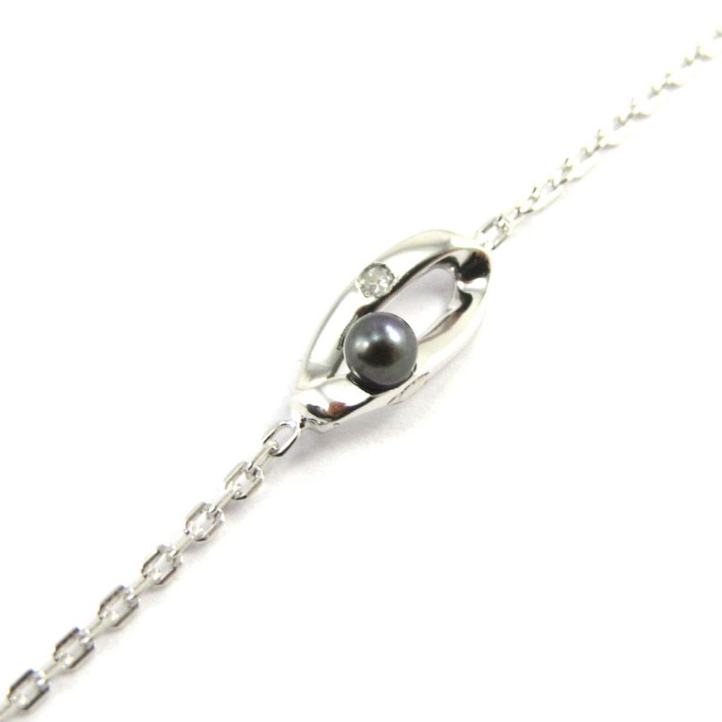 Altesse [M1129] - Silver Bracelet 'Pearl Beauty' Silver Gray