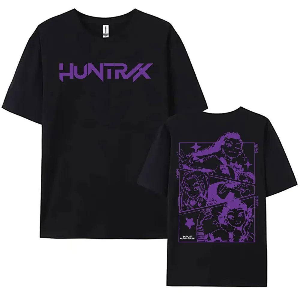 2025 KPop Demon Hunter Couple T-Shirt - Matching Summer Set for Men, Women, Boys & Girls  Trendy Short Sleeve Streetwear