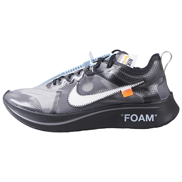 

new Nike Zoom Fly Off White Black Silver 36