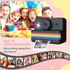 2.8-inch screen instant printing toy camera with 32GB SD card, 3 rolls of printing paper, portable high-definition camera, insta