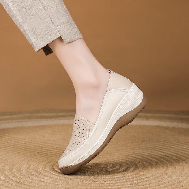 Shoes summer lazy outer wear heel sandals summer hole hole thick sole soft sole hollow slope new bag head sandals
