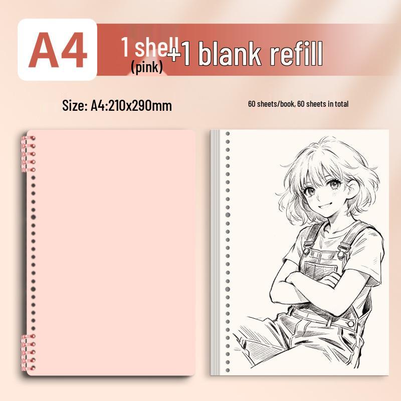 Morandi Detachable Student Sketchbook - Thick, Comfortable, Colorful Art Drawing Pad