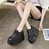 8CM Heightened Thick Bottom Women's Shoes Autumn New Casual Large Size 35-42 Fashion Heightened Outdoor Casual Women's Shoes