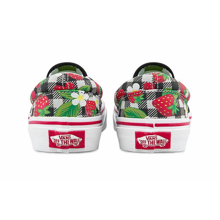 Vans Low top Kids' Skateboarding Shoes Black White Children Aged 3 7 Years Old VN0A7Q5GARU
