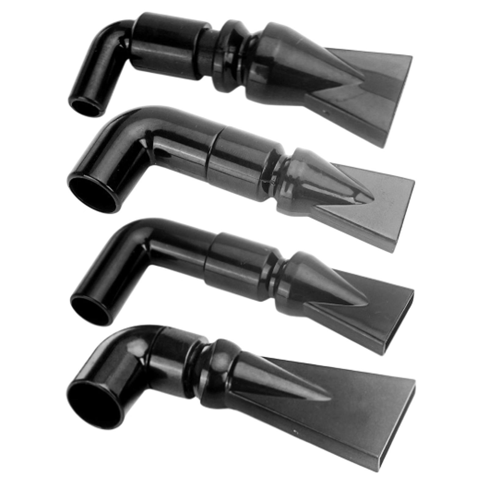 Aquarium Nozzle Joint Fish Tank Duckbill Sprinkler Air Pump Accessories Black 6.6x2.1cm