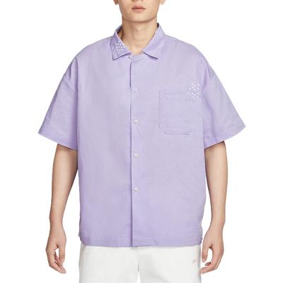 Swoosh Hemden Herren Lila Revers Moderat HJ2982-515