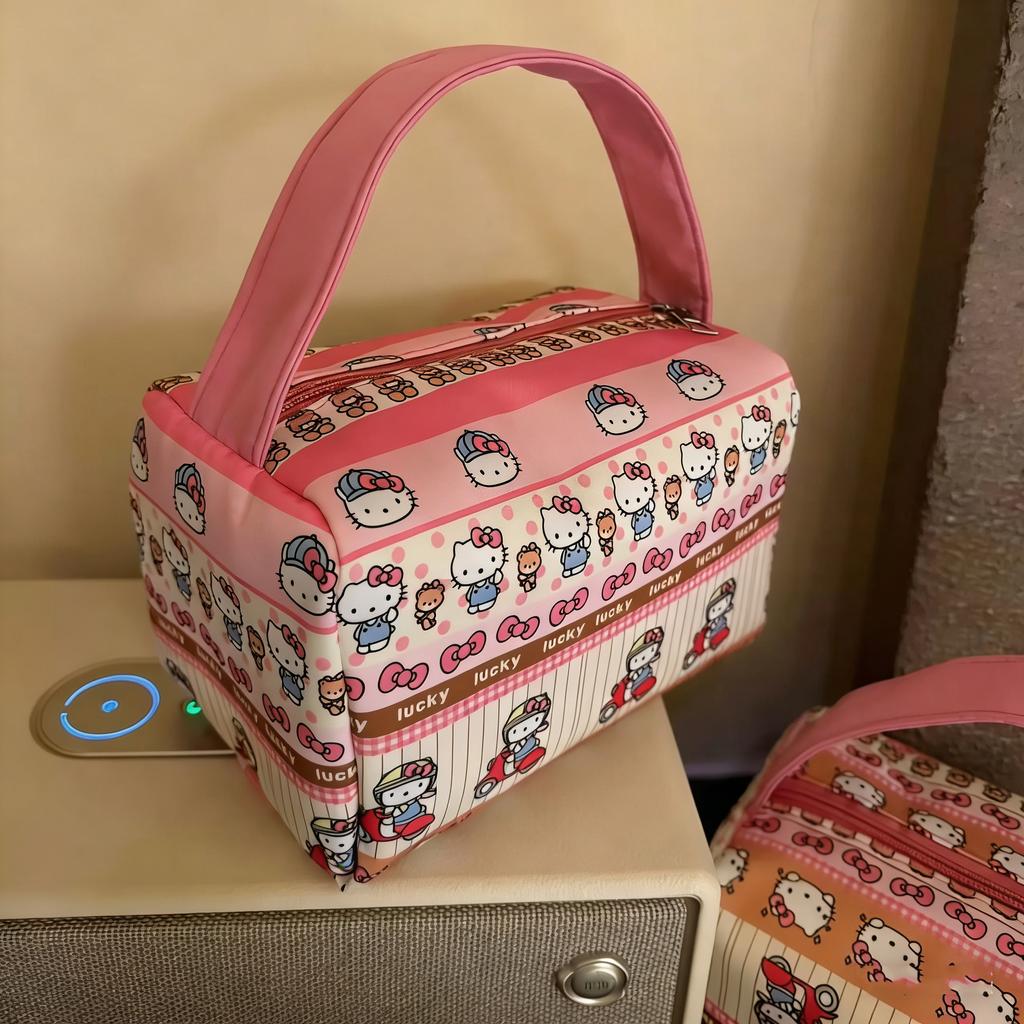 Makeup Bag Kawaii Girl Japanese Animation Portable Handbag Storage Bag Exquisite Present Good Gift Nice Decor For Kids