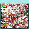 Vibrant Multi-color Christmas Series Stickers Ideal For Cars And Luggage