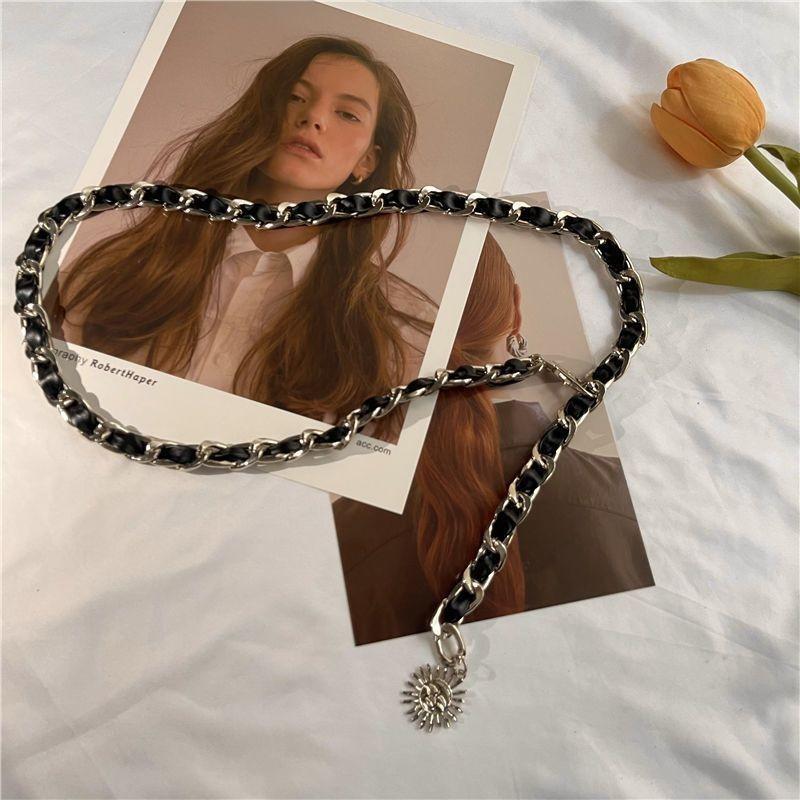 Stylish Metal Waist Belt With Butterfly Design Beautiful Decorative Chain For Dresses