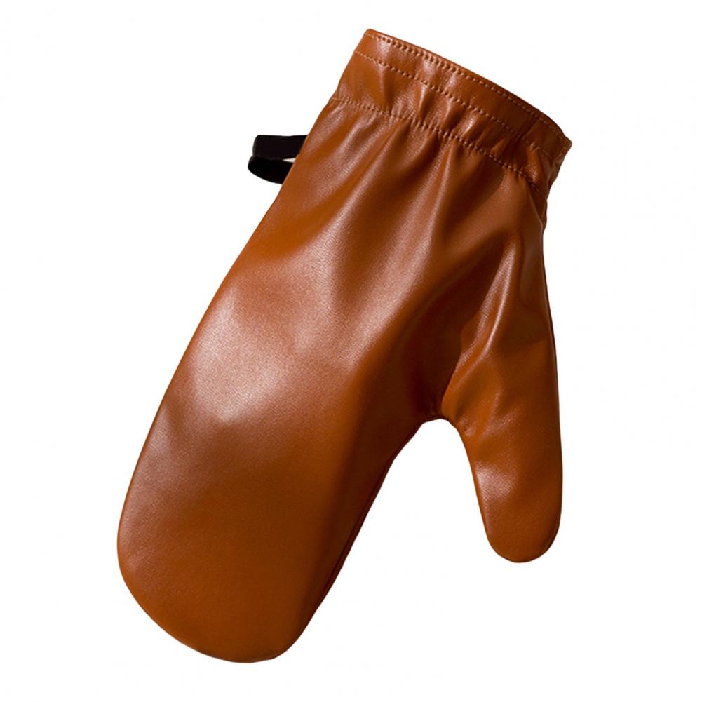 Silk Massage Glove with Elastic Wristband Skin Renewal Circulation Boosting Glove Exfoliating Massage Glove Skin Care коричневый