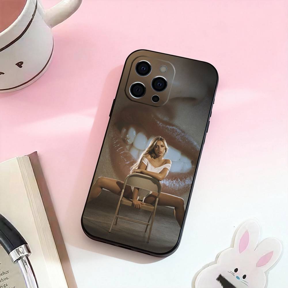 

Popular Singer T-Tate McRae Phone Case For iPhone 17,16,15,14,13,12,11 Plus,Pro Max,Soft Silicone Black Cover iPhone17air