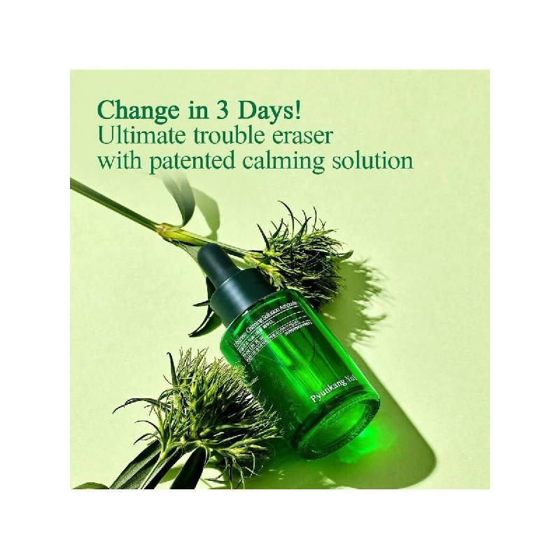 Pyunkang Yul Ultimate Calming Solution Ampoule For Sensitive Skin With Patented Ingredients, Serum Intensely Calms (30ml)