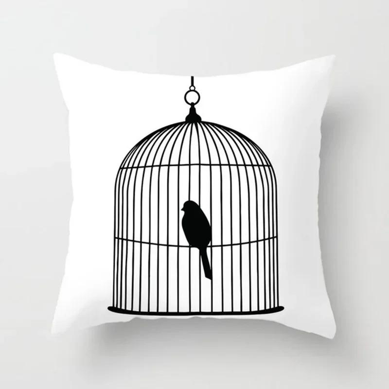 Black Pillow Galaxy Planet Cushion Cover Space   Pillowcase Soft  High-quality Home Decor