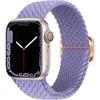 Nylon Strap for Apple Watch 1/2/3/4/5/6/7/8/9/10/11/SE Ultra 1/2/3 42/44/45/46/49mm, Purple