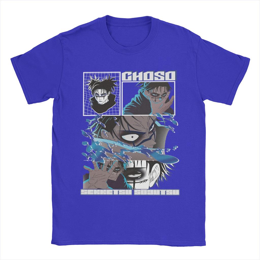 Choso JJK Anime Férfi Póló Újdonság 100% Pamut Pólók O Nyakú Rövid Ujjú Pólók Ajándék Ötlet Ruházat
