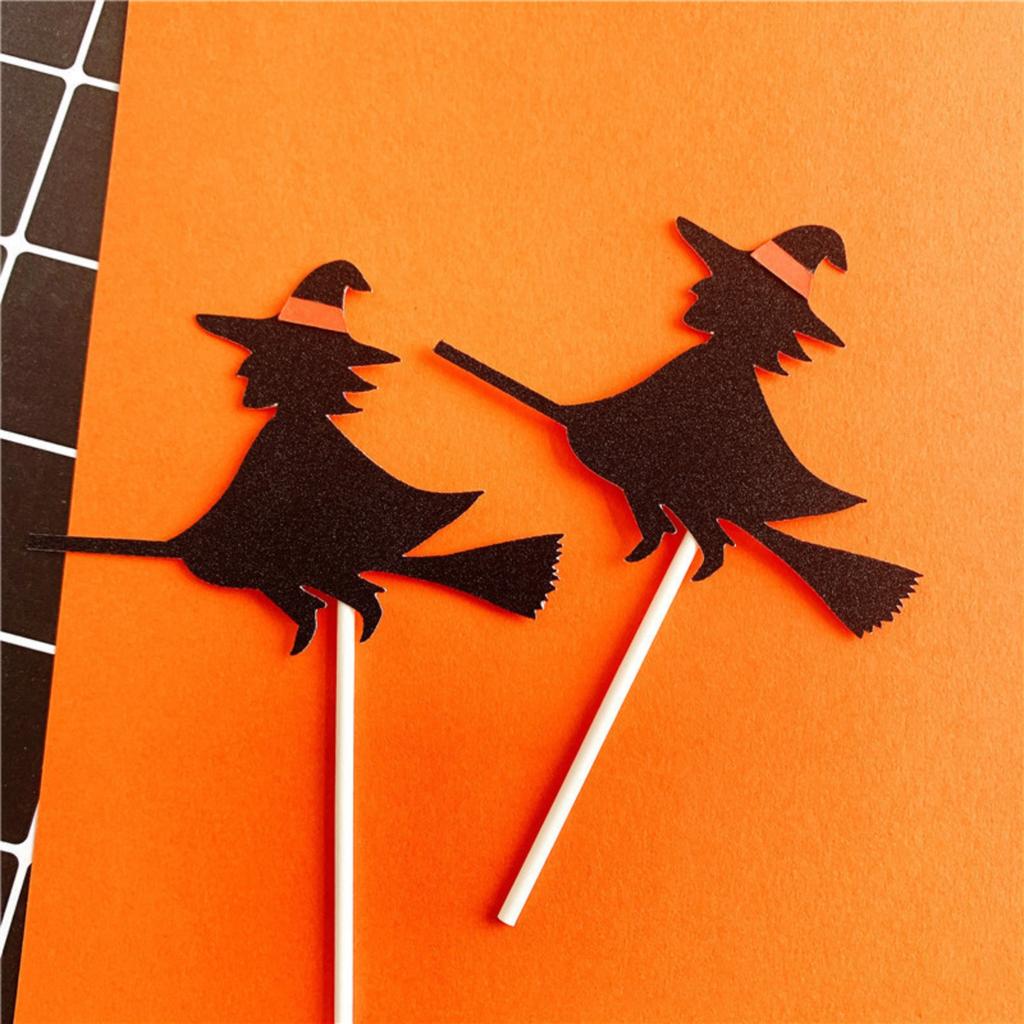 Halloween Decoration Collection: Pumpkin BatWitch GhostCastle Cake Decoration, Funny Party Outfits