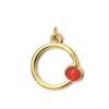 18K Gold-Plated Stainless Steel Necklace with Natural Stone Star, Moon & Sun Pendant
