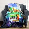 Plants Vs. Zombies Blanket Soft Warm Cozy Suitable for Bedding Seaside Livingroom for All Occasions Modern Style Birthday Christmas Gift Blanket