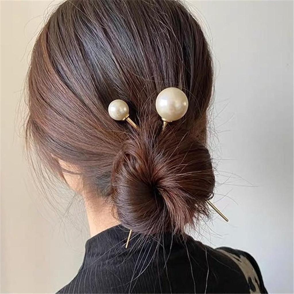 Mode Damen Simulierte Perlen Haarnadeln Spangen Clip Hochzeit Braut Tiara Haar Accessoires Hochzeitsfrisur Design Werkzeuge