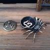Spider Shaped Incense Holder Buddhist Utensils Creative Buddha Incense Holder Copper Office Desktop Decorations Home Decoration