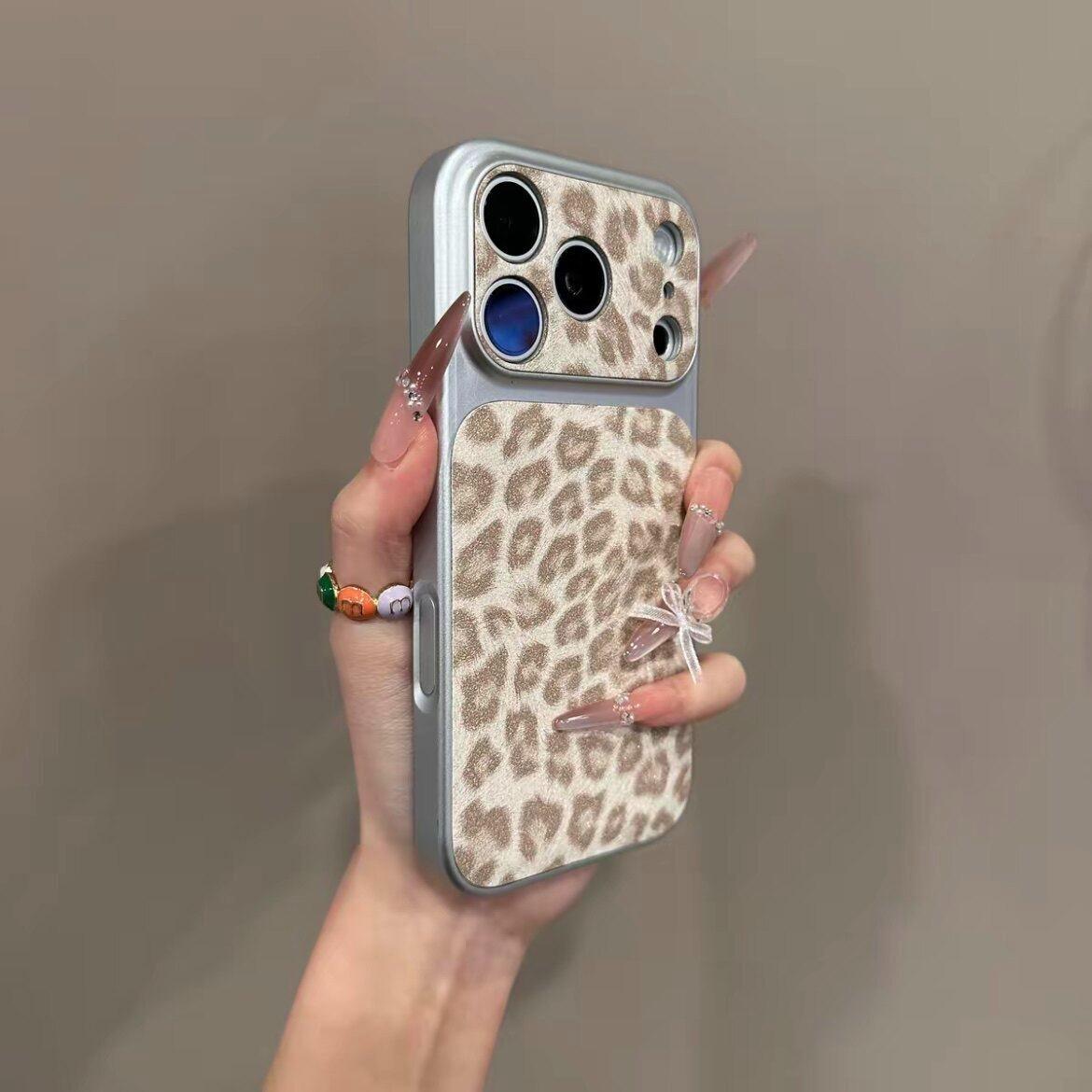 

Seconds Change 17 Leopard Print Phone Case For For Iphone 11 12 13 14 15 16 17 Pro Max AIr Shockproof Bumber Cases Cover iPhone 14
