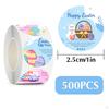 500 Cute Easter Egg Stickers Envelope Seal Seals Crafts for Birthday Packing Box Festival