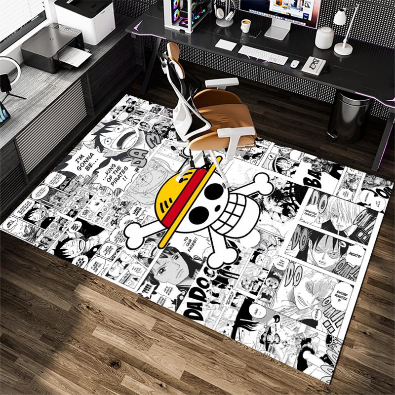 Anime Carpet Rug for Living Room Bedroom Home Sofa Decoration, Non-slip Floor Mat
