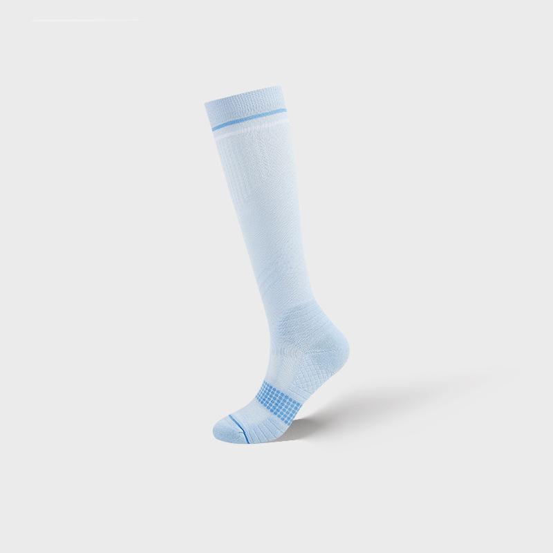 Premium Luxury Knee High Compression Socks Breathable Mesh Women Yoga Running Sports Socks Anti-bacterial