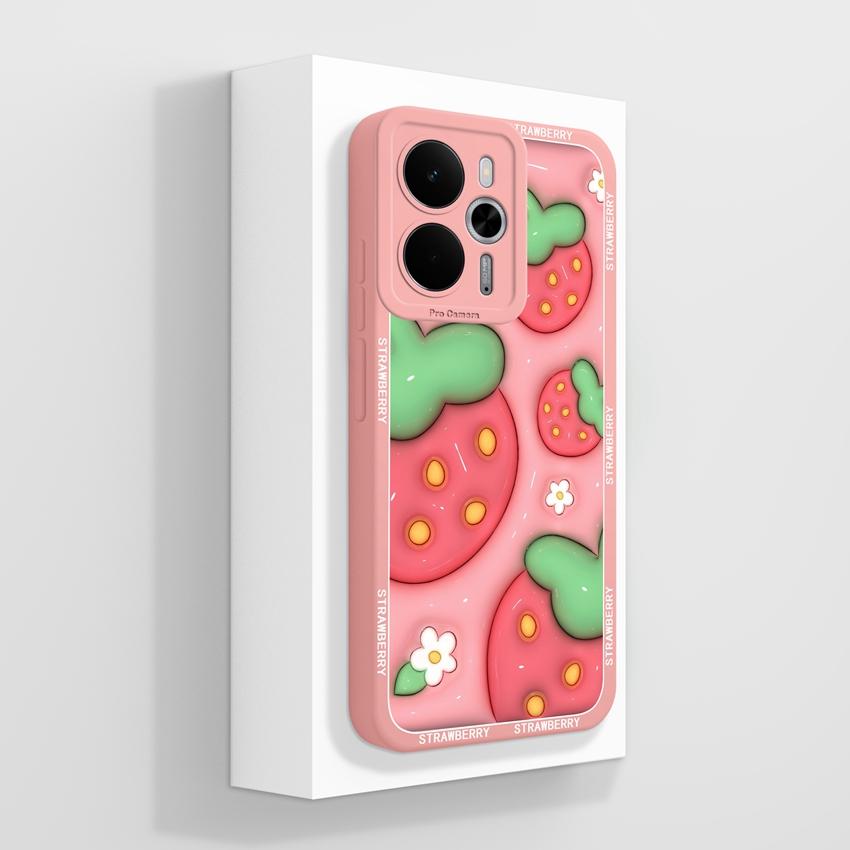 

Чехол для Oppo Realme 14 14T 14X P3 K12s K13 A3 A5 Pro Модный изящный цветочный узор жидкий силиконовый противоскользящий протектор экрана для Oppo Shell Oppo A2M 5G