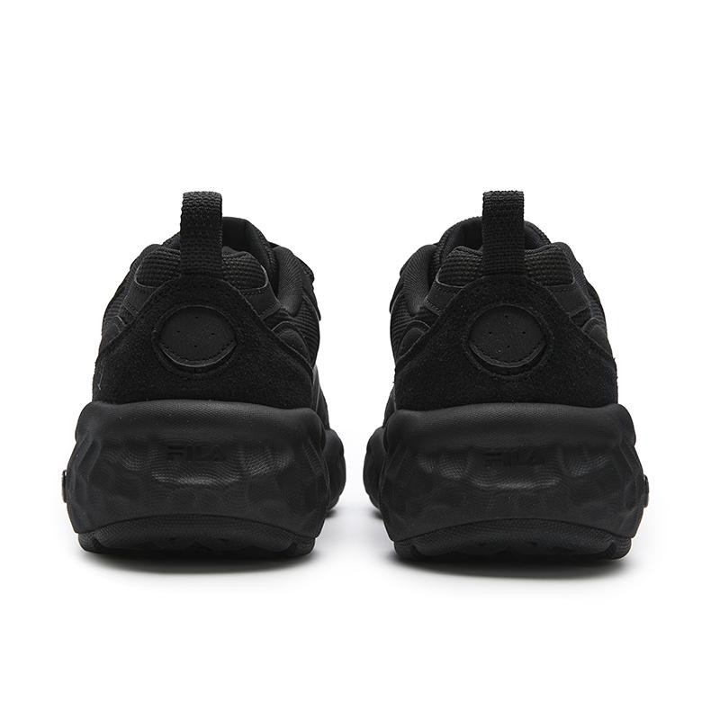 New FILA MUFFIN Wear resistant And Lightweight Low top Casual Shoes Men's Black F12M541106FBK