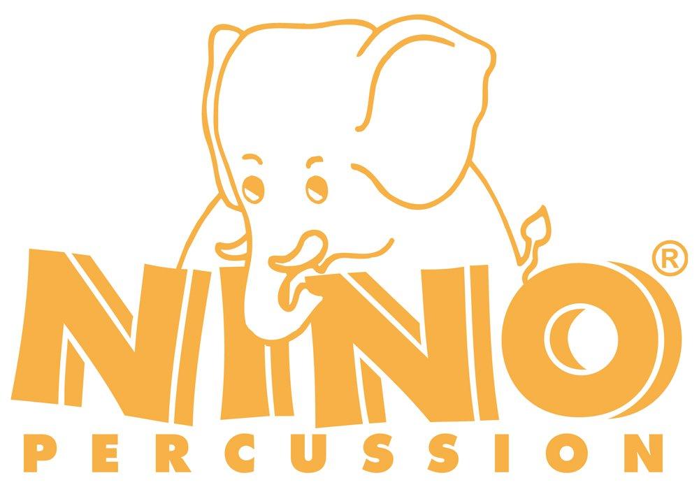 NINO Egg Shaker Set of 4 (NINO SET540-2) In Orange, Yellow-Green, Light Blue, and Purple