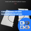 100x100mm Home Improvement Plastic Air Conditioner Tube Wall Cover Decorative Panel For Neat Tidy Interior