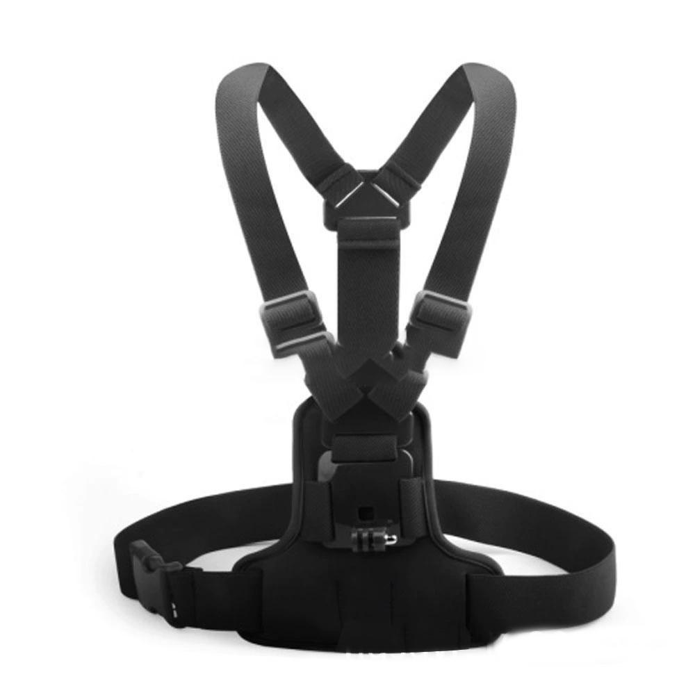 Sturdy Comfortable Chest Strap Accessory 360° Wrap Around Nylon Chest Strap with Mount for DJI Action Cameras