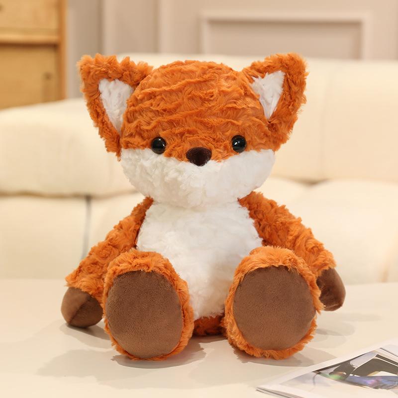 Cute Little Fox Doll Running  Little Fox Doll Pillow Rag Doll Plush Toy Girl Birthday Gift