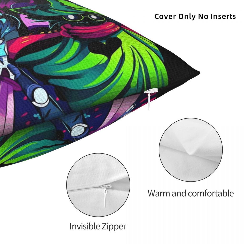 Y2K Living Room Deltarune Gamedecorations Pillowcase Merch Pillow Covers Zippered Multi-Size