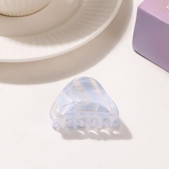 Hair Claw Triangle Hollow Design Back Head Hair Clip Anti-slip Teeth Strong Grip Shower Hair Clamp Versatile Use Hair Accessory