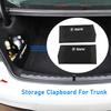 DKHN5 Suede Leather Trunk Storage Divider Partition Side Organizer For BMW 3 4 5 Series X3 X4 G20 F30 G30 F10 G01 G32 G22 F31 Stickers