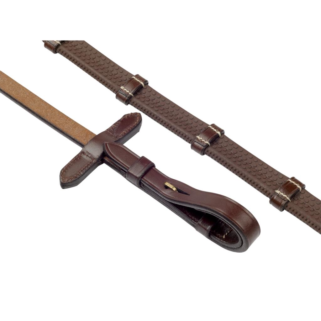 Whitaker Chicago Oddychające Skórzane Anatomiczne Ogłowie dla Konia z Wodami