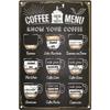 Vintage Coffee Metal Tin Sign Plaque Metal Plate Retro Wall Art Posters For Cafe Bar Pub Kitchen Club Iron Painting Decoratio