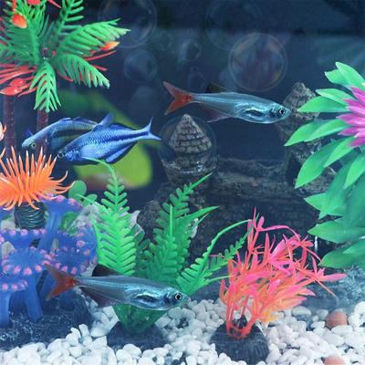 Dekorative künstliche Wasserpflanzen Simulation Lebensechte Wasserunkräuter Ornament Mini Plastik Künstliche Algen Aquarium