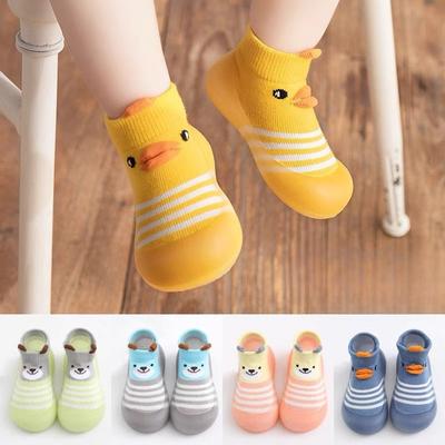 Scarpe per Bambini e Bambine, Calzini, Stile Sottile, Suole Morbide Antiscivolo per Prevenire Scivolamenti e Sganciamenti
